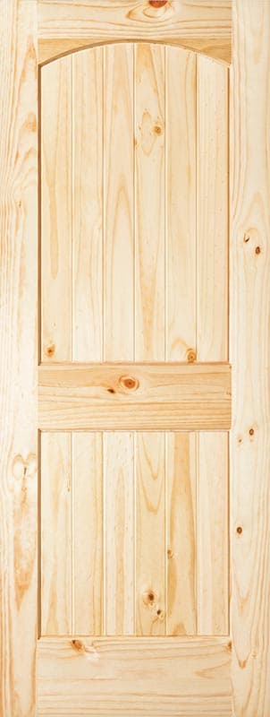 2 Panel Roundtop V-Groove